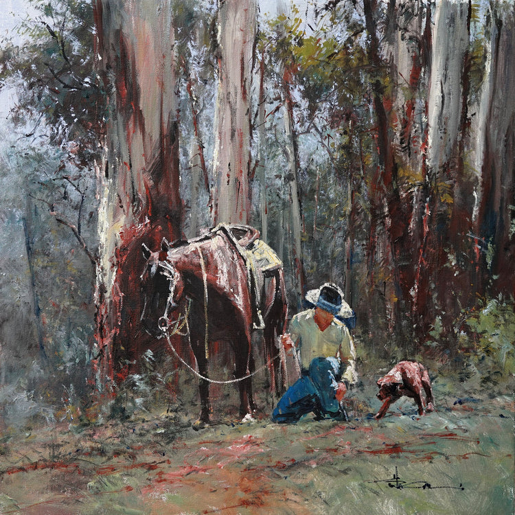 Man, Horse, Country by Robert Hagan