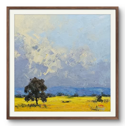 Storms Pending Over Canola Fields, You Yangs