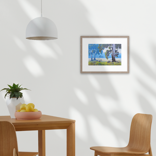 Benalla Winter Burn Off - Limited Release Framed Print