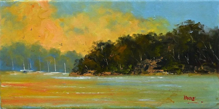 Sunset Over Noosa River