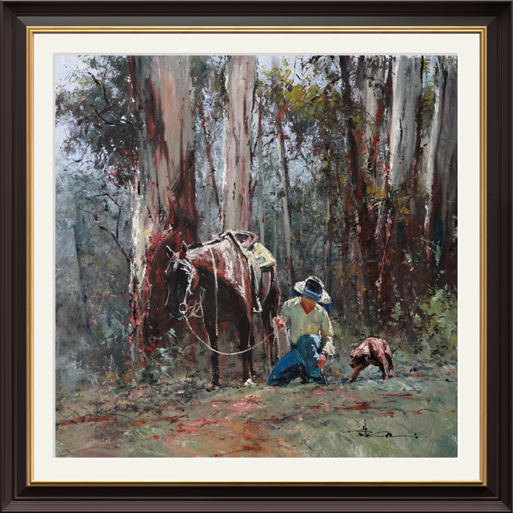 Man, Horse, Country by Robert Hagan