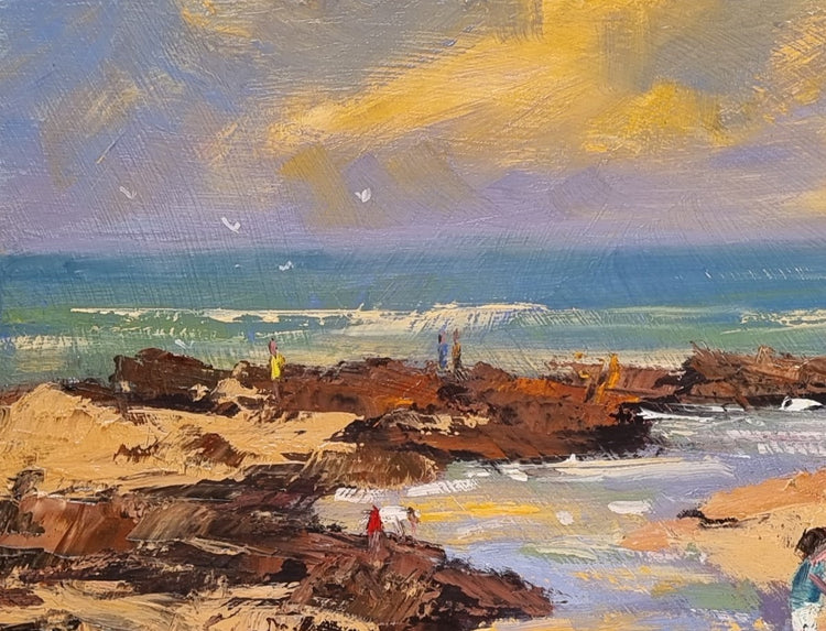 Playing In The Rock Pools