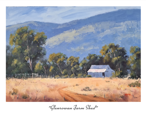8 x 10" Glenrowan Farm Sheds