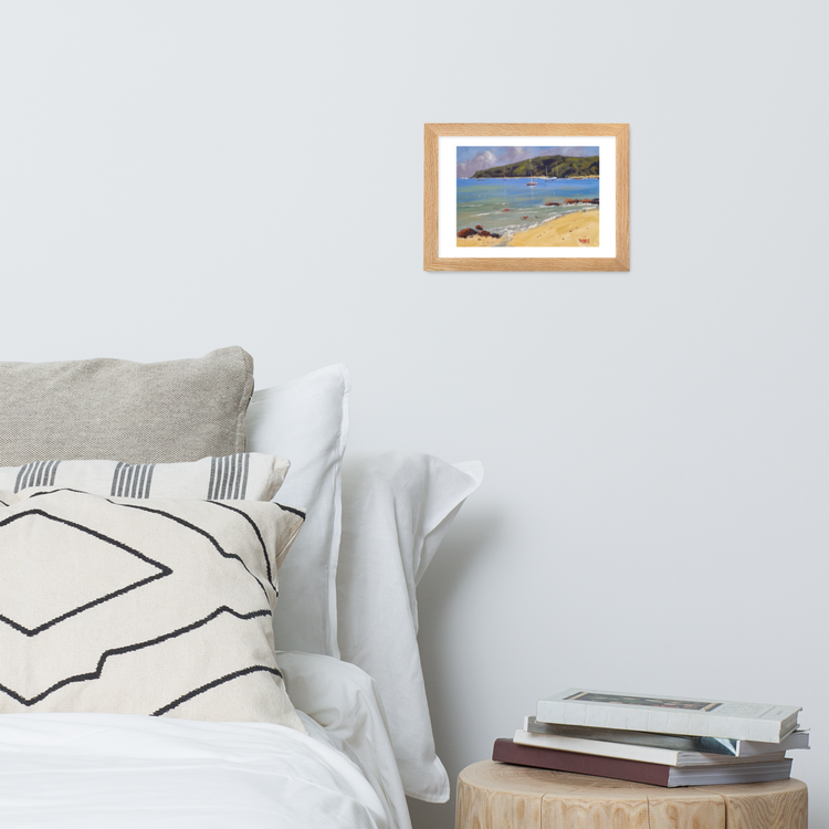 1770 Beach Framed Print