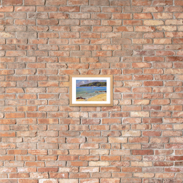 1770 Beach Framed Print