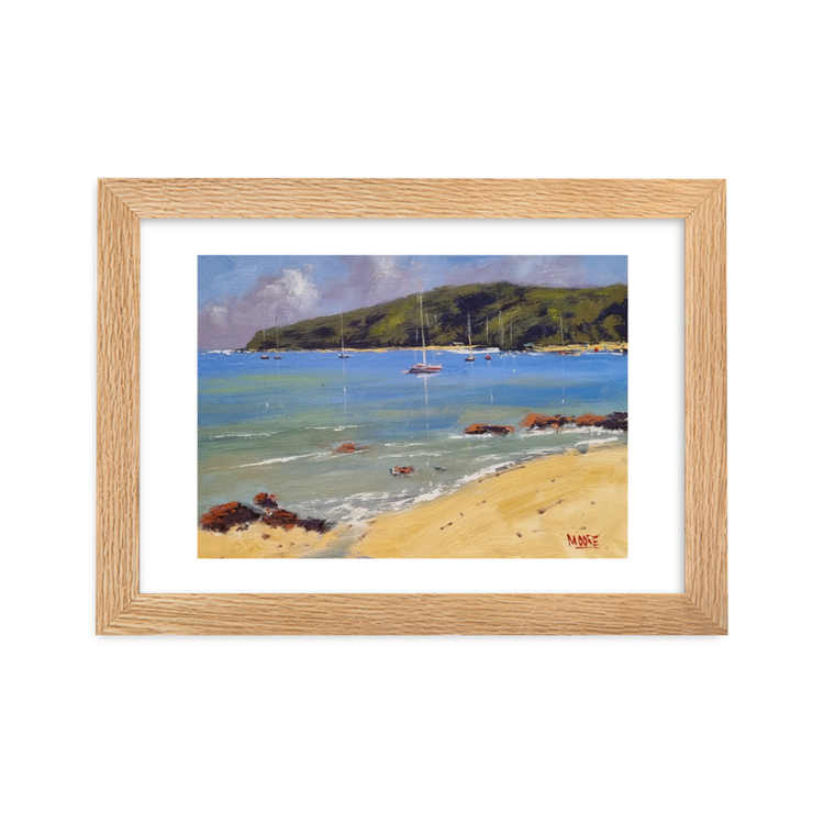 1770 Beach Framed Print