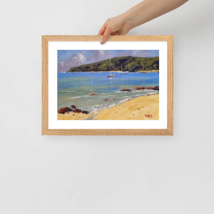 1770 Beach Framed Print