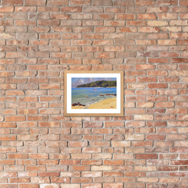 1770 Beach Framed Print