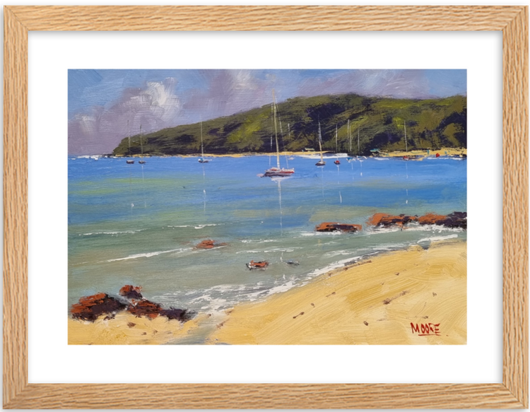 1770 Beach Framed Print