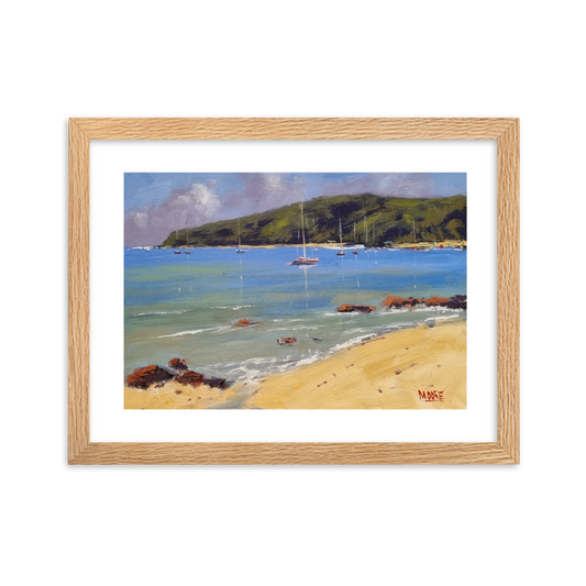 1770 Beach Framed Print