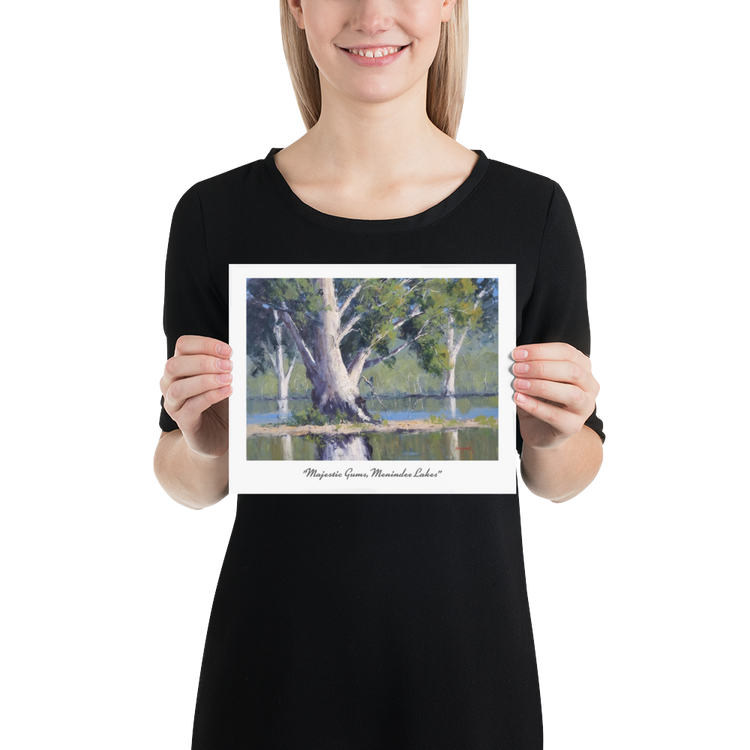 8 x 10" Print Majestic Gums Menindee Lakes