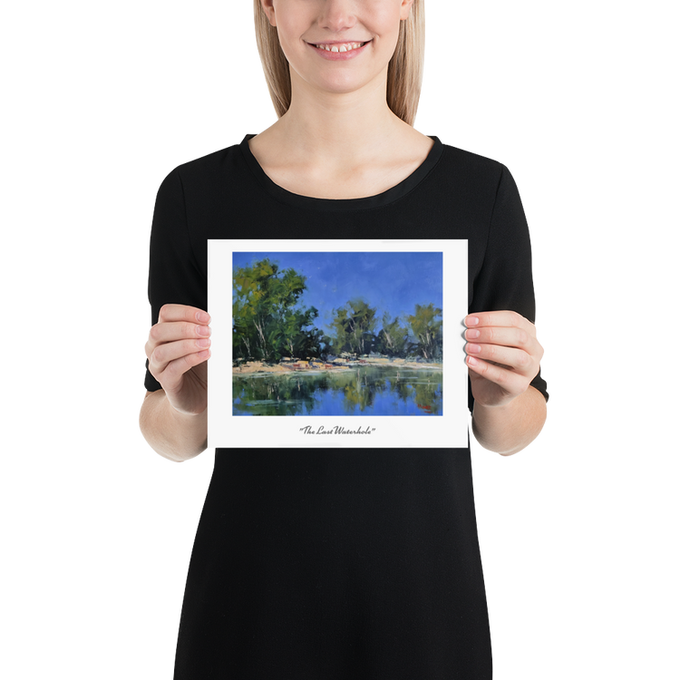 8" x 10" Print The Last Waterhole