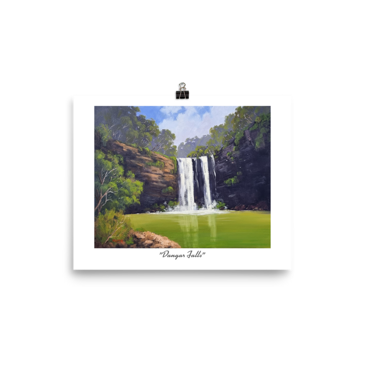 8 x 10" Print Dangar Falls, Dorrigo NSW