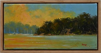 Sunset Over Noosa River