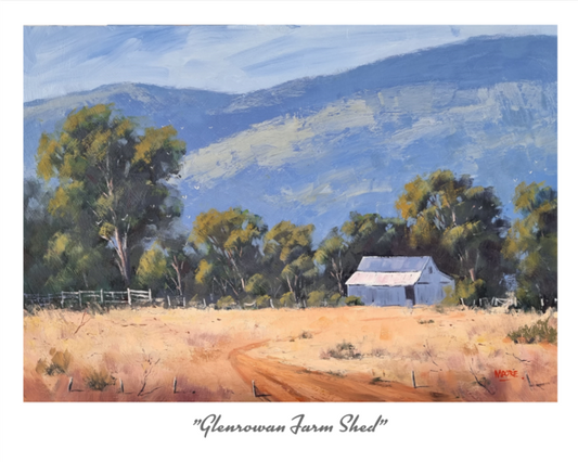 8 x 10" Glenrowan Farm Sheds