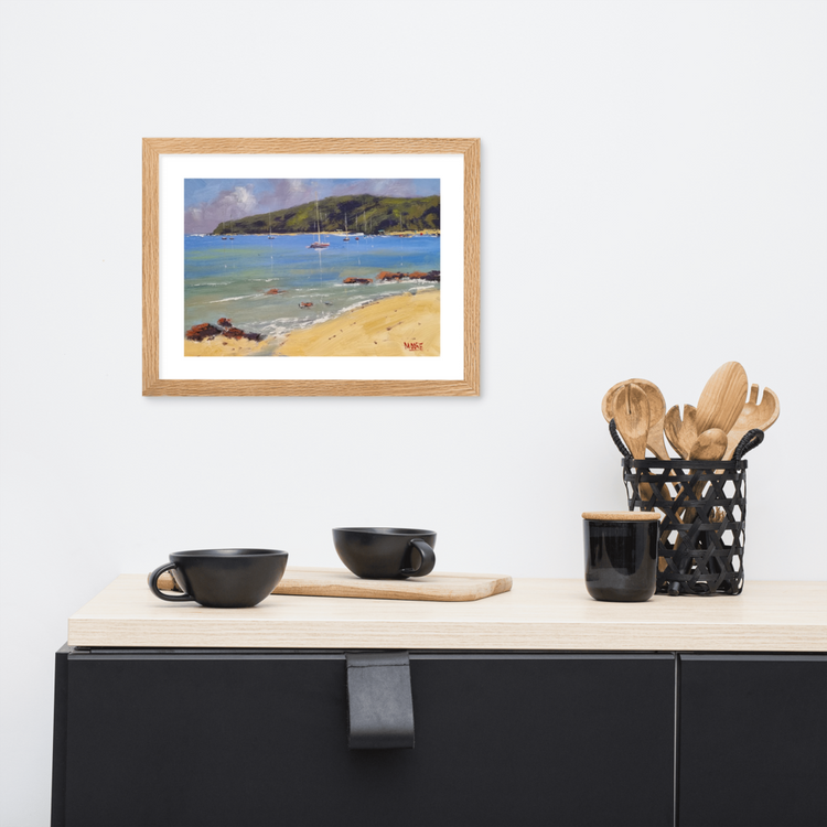 1770 Beach Framed Print
