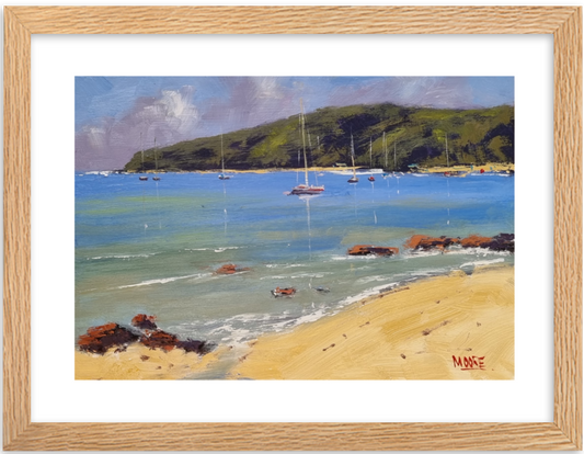 1770 Beach Framed Print