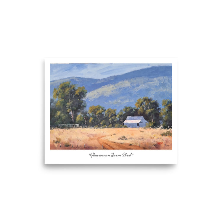 8 x 10" Glenrowan Farm Sheds