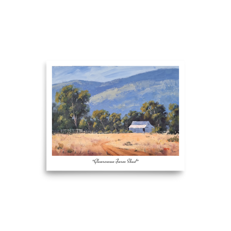 8 x 10" Glenrowan Farm Sheds