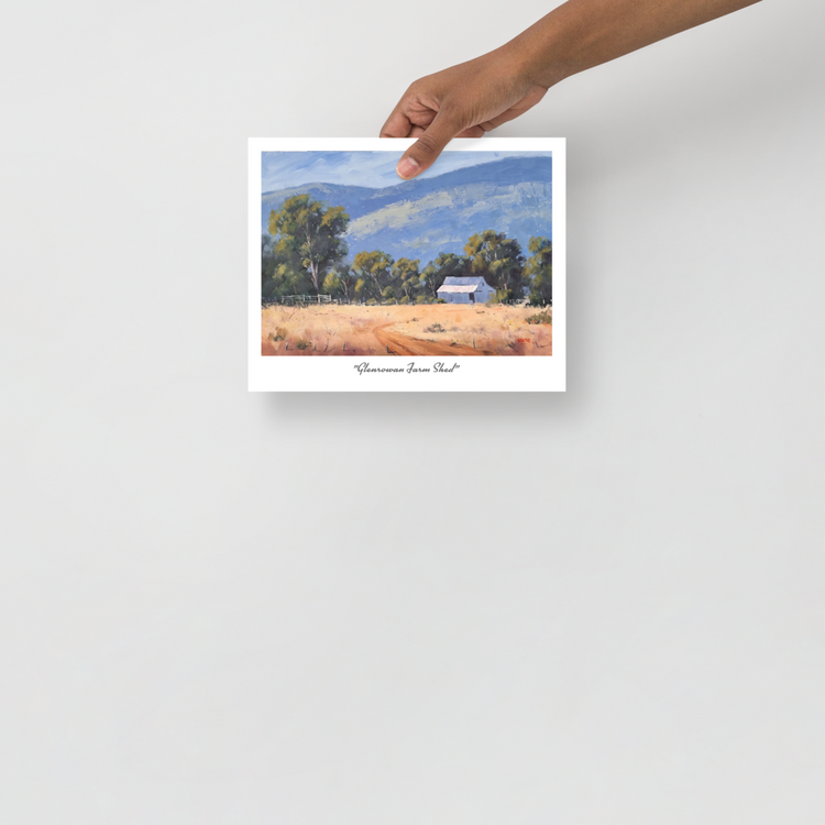 8 x 10" Glenrowan Farm Sheds