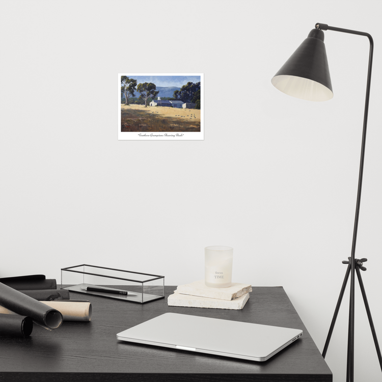 8 x 10" Southern Grampians Shearing Shed